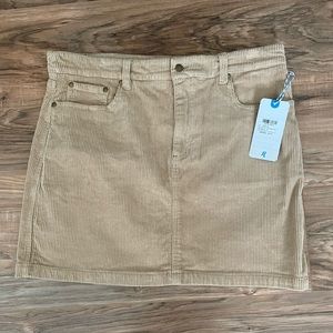 NWT Corduroy Mini Skirt